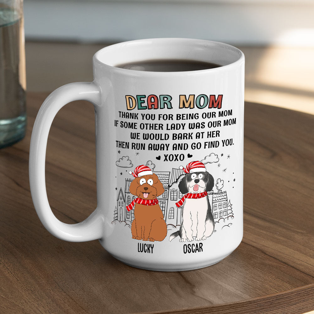 Dear Dad XOXO - Customizable Personalized Coffee Mug for Pet Lovers