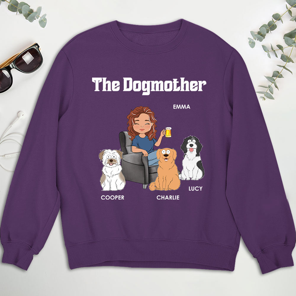 The Dog Parents - Customizable Personalized Unisex 8.0 oz Sweatshirt for Pet Lovers