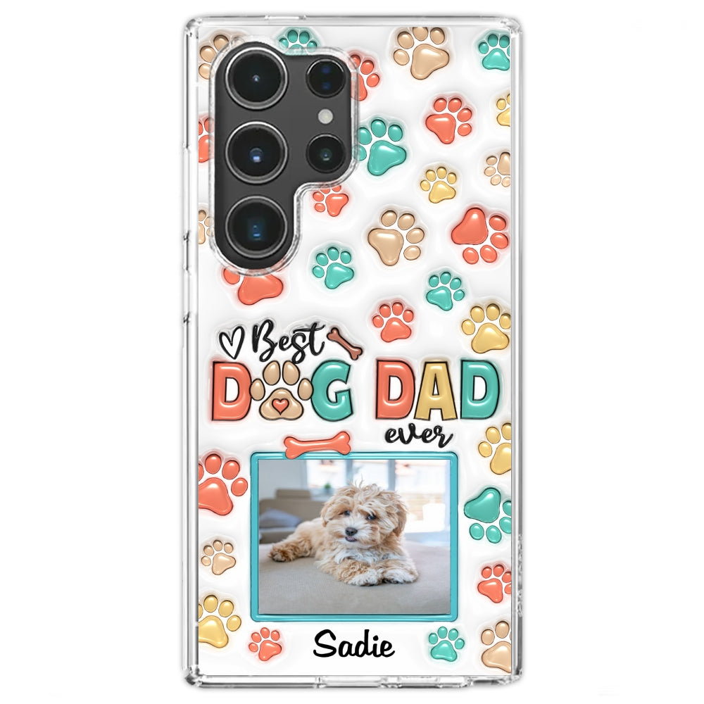 Best Fur Mom Ever Personalized 3D Inflated Effect Custom Photo Phone Case for Smartphones