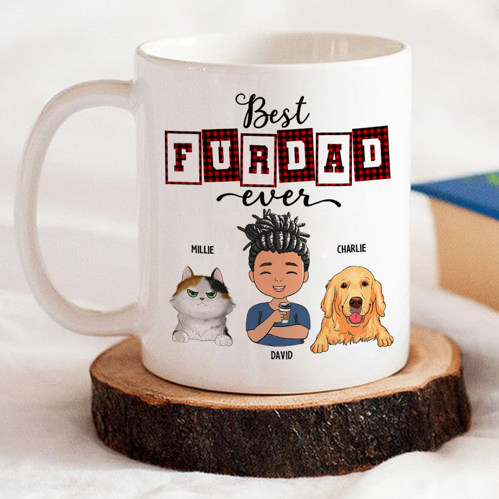 Top-Rated Personalized Custom Coffee Mug for the Best Fur Mom and Dad of the Year