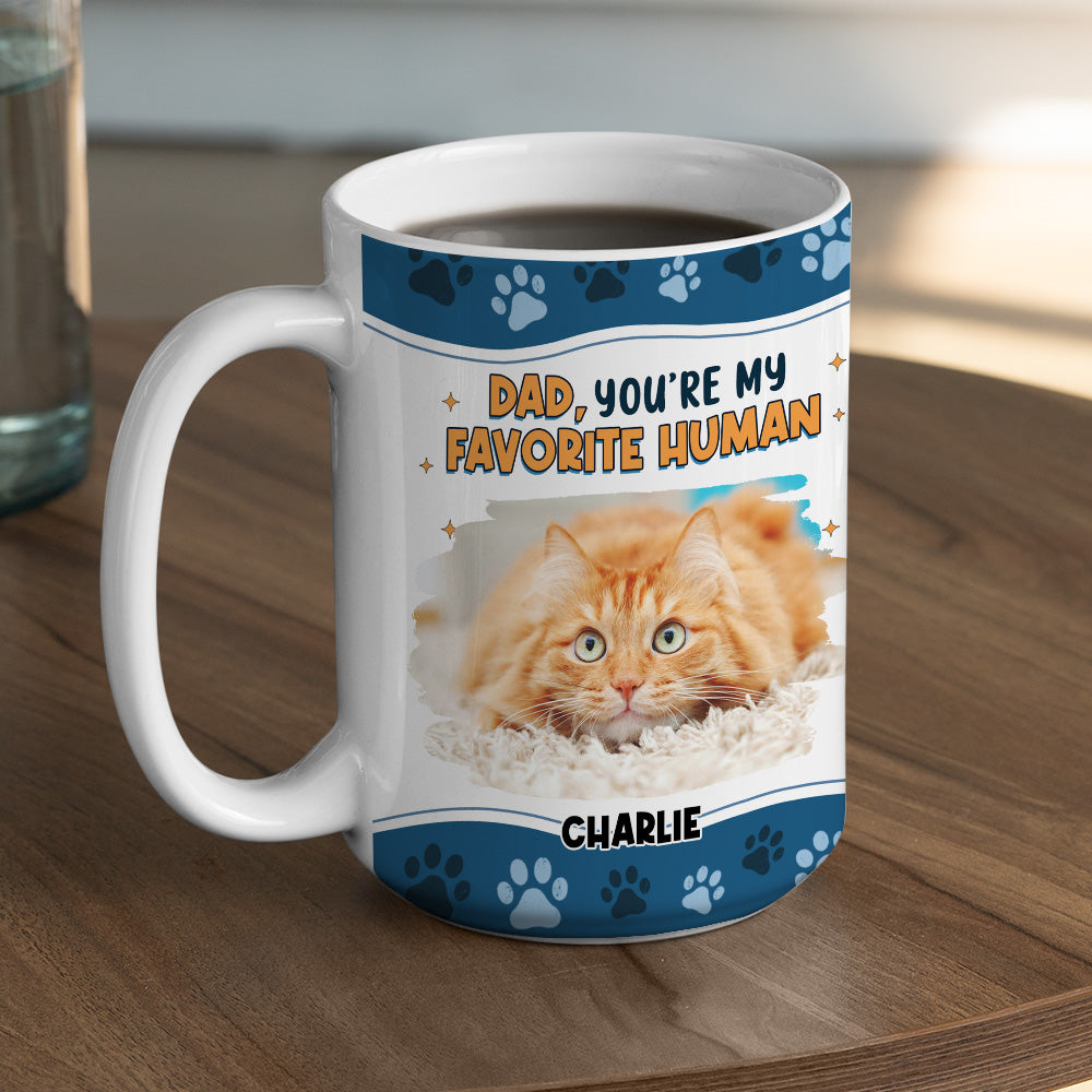 I Love You The Most - Personalized Custom Cat Photo Coffee Mug - 11oz & 15oz
