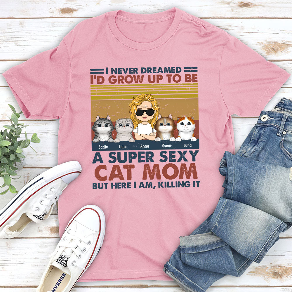 Ultimate Cat Dad - Personalized Custom Unisex 5.3 oz T-shirt for Pet Lovers