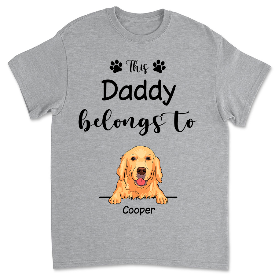 Personalized Custom Unisex 'This Grandma Belongs to' T-shirt - Ideal Gift for Pet Lovers