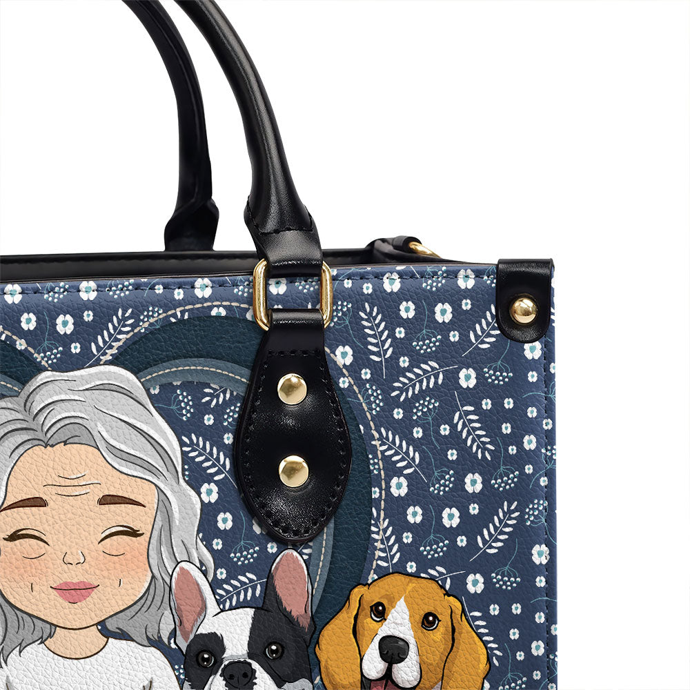 Rockin' Mom Life - Exclusively Personalized Custom Leather Handbag for Stylish Moms