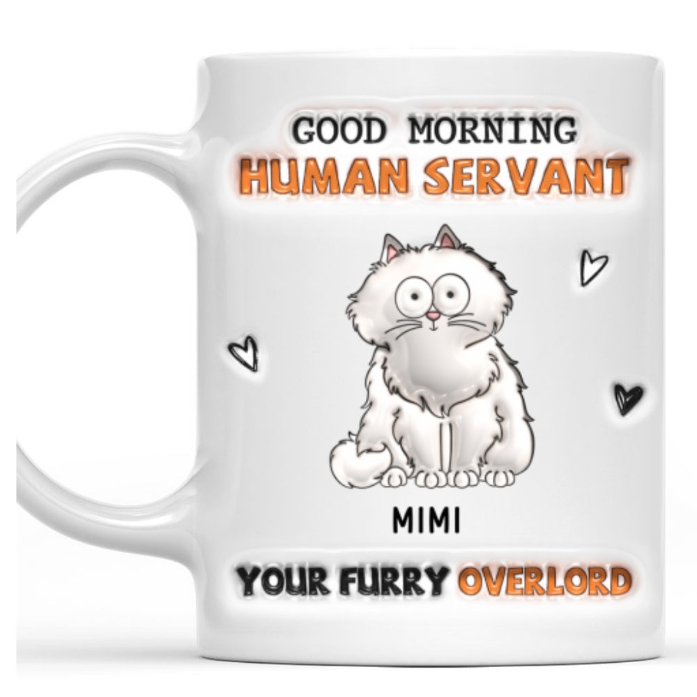 From Furry Overlords - Unique Personalized Custom 3D Inflated Effect Ceramic Mug in 11oz and 15oz Sizes