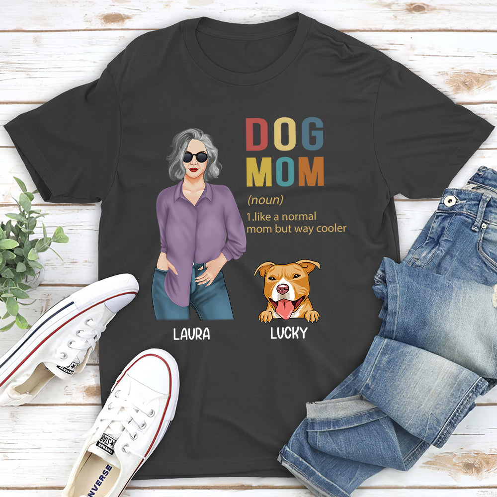 Cool Personalized Custom Unisex Dog Mom T-shirt - Ideal Gift for Pet Lovers
