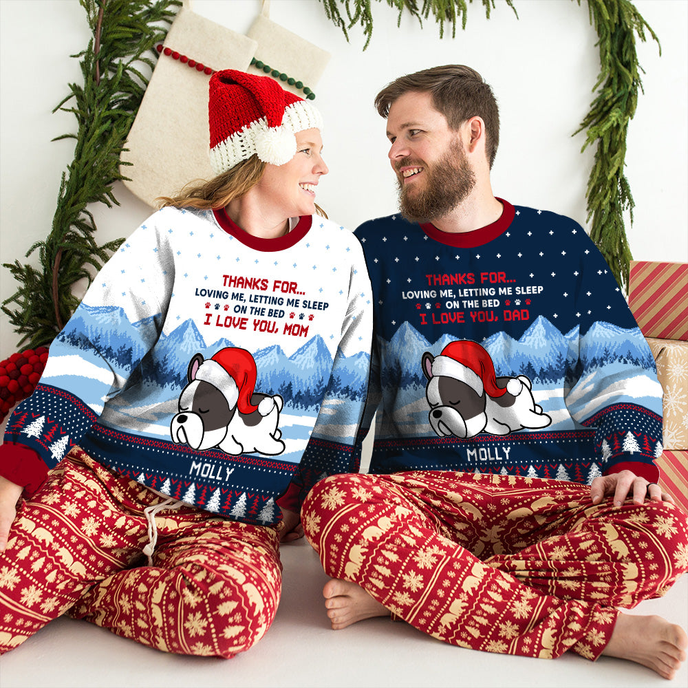 Thanks For Loving Us - Exclusive Personalized Custom All-Over-Print Unisex Sweatshirt for Pet Lovers