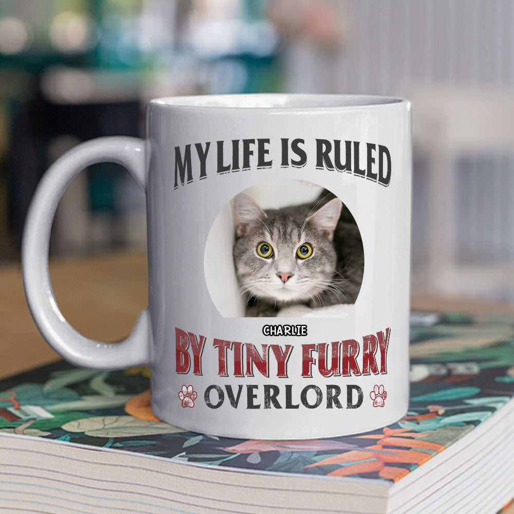 Tiny Furry Overlords - Exquisite Personalized Custom Coffee Mug for Pet Lovers