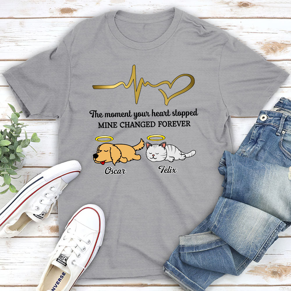 The Moment - Personalized Custom Unisex Memorial T-shirt for Pet Lovers