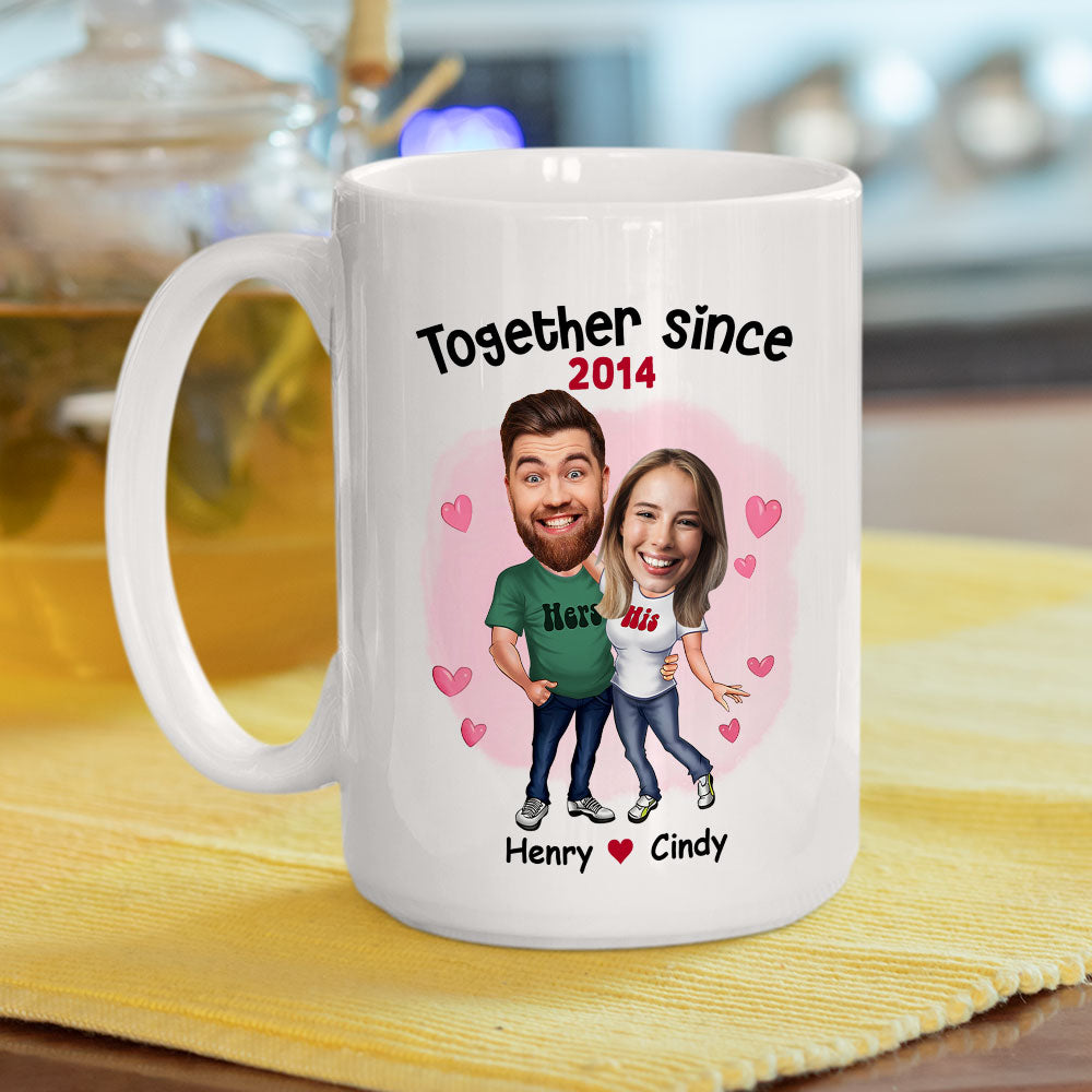Together Since - Customizable Personalized Coffee Mugs for Couples