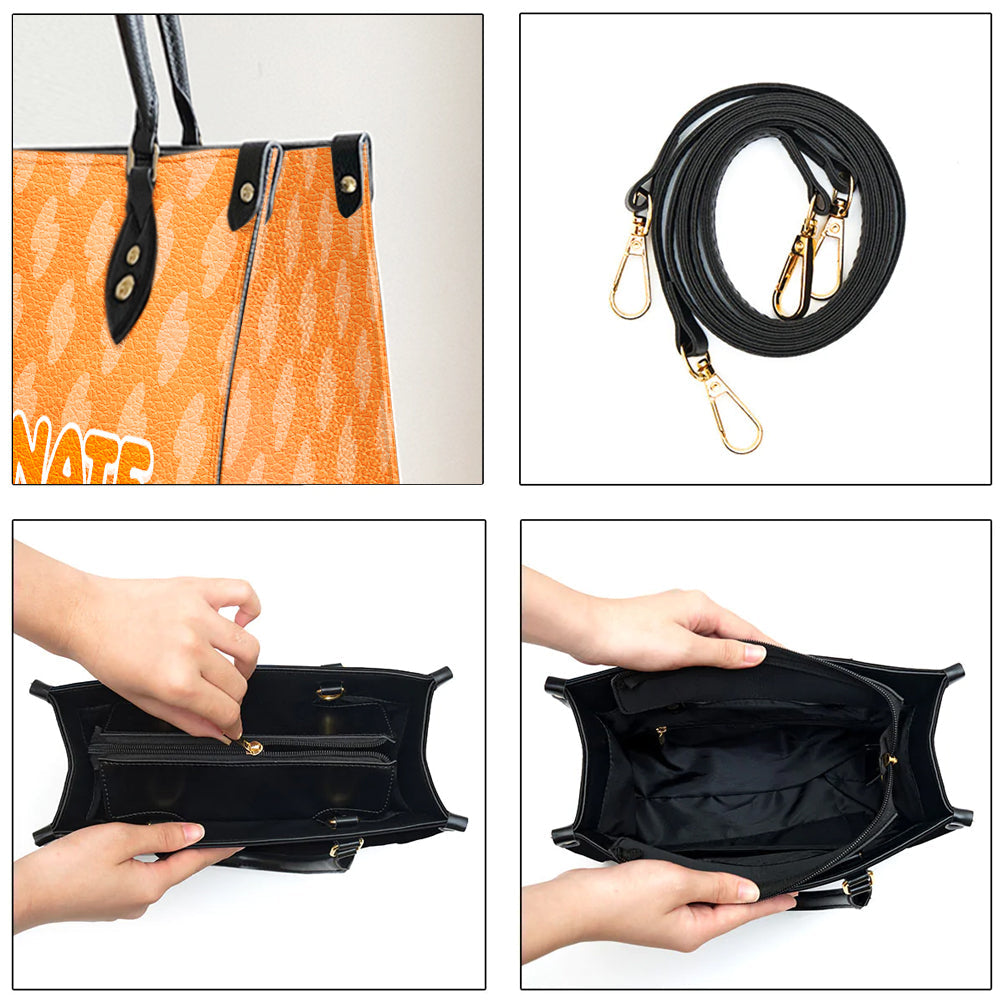 Peace Love Pet - Exquisitely Personalized Custom Leather Handbag for Showcasing Your Love