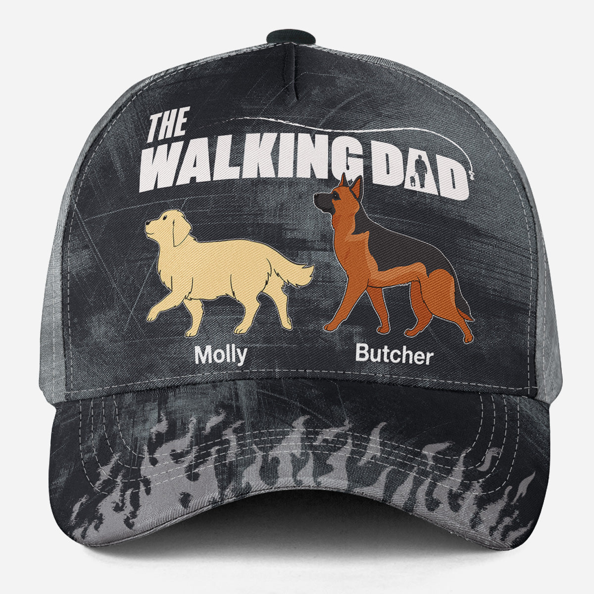 The Walking Dad Version 2 - Personalized Custom Dog Parent Cap for a Stylish Stroll