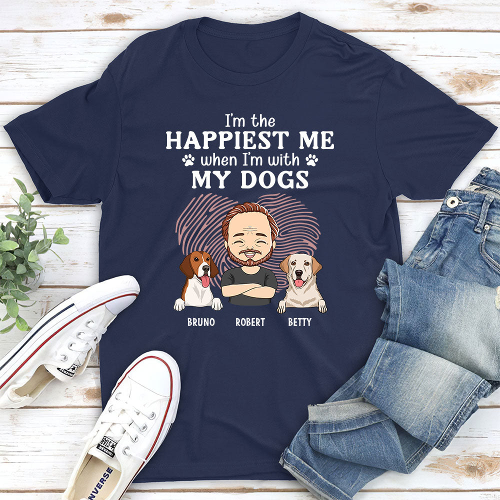 With You - Personalized Custom Unisex 5.3 oz T-shirt for Pet Lovers