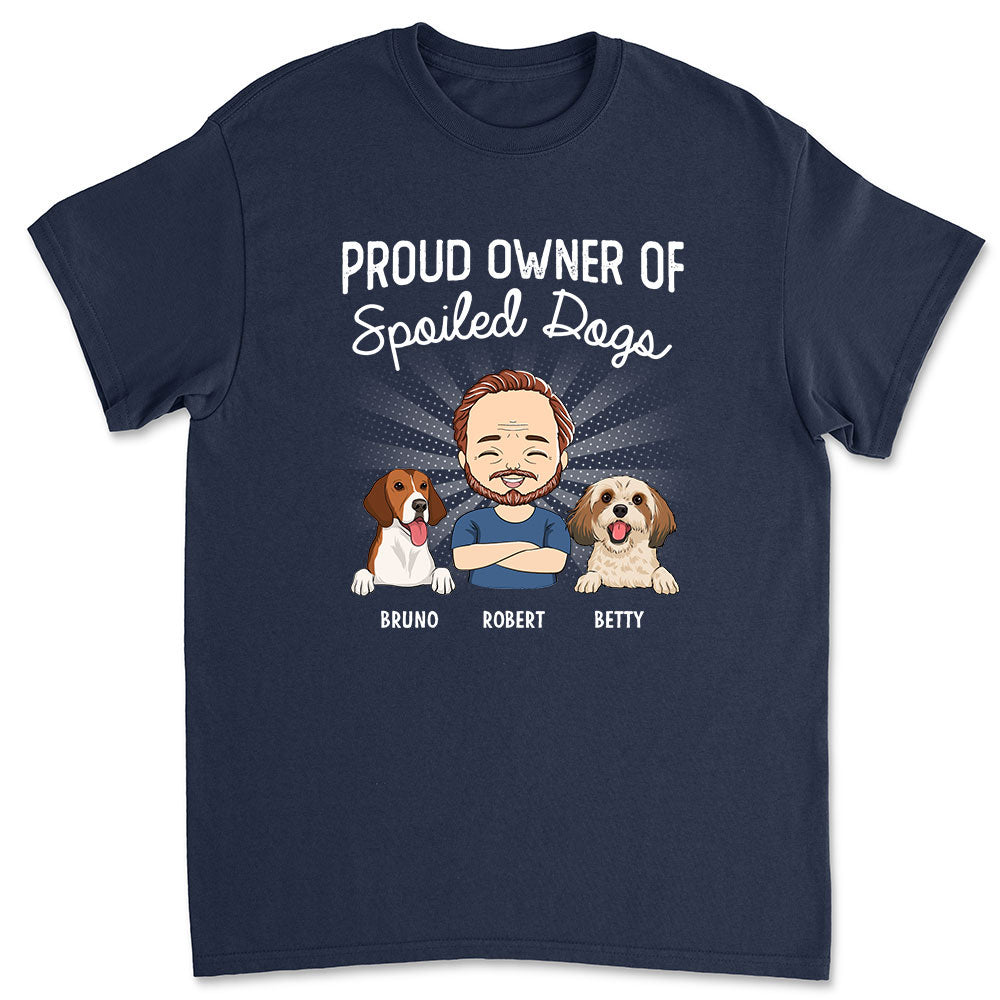 Proud Owner - Personalized Custom Unisex 5.3 oz T-shirt for Pet Lovers