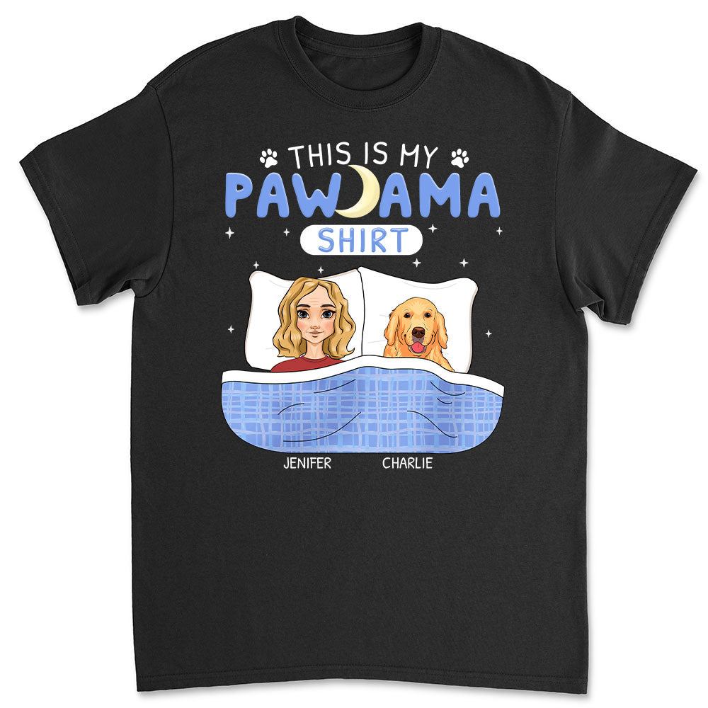 Personalized Custom Unisex 5.3 oz T-shirt - Ideal Pajama for Pet Lovers