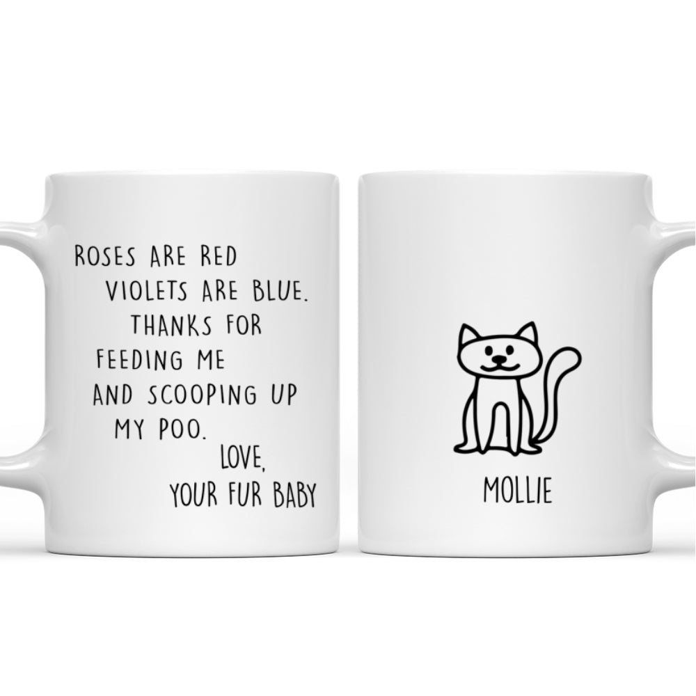 Thank You For Scooping My Poo Ver Pet - Exquisite Personalized Custom Coffee Mug for All Beverages