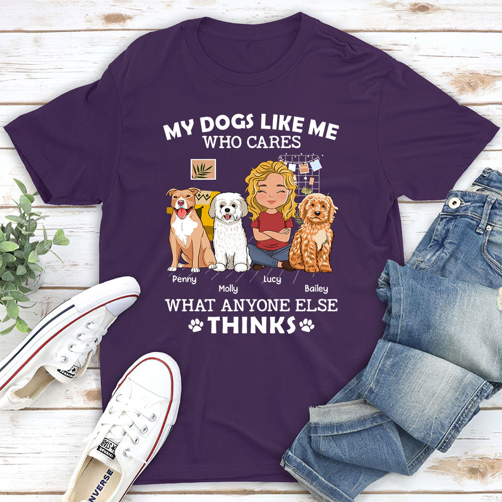 My Dog Like Me - Personalized Custom Unisex 5.3 oz T-shirt for Pet Lovers