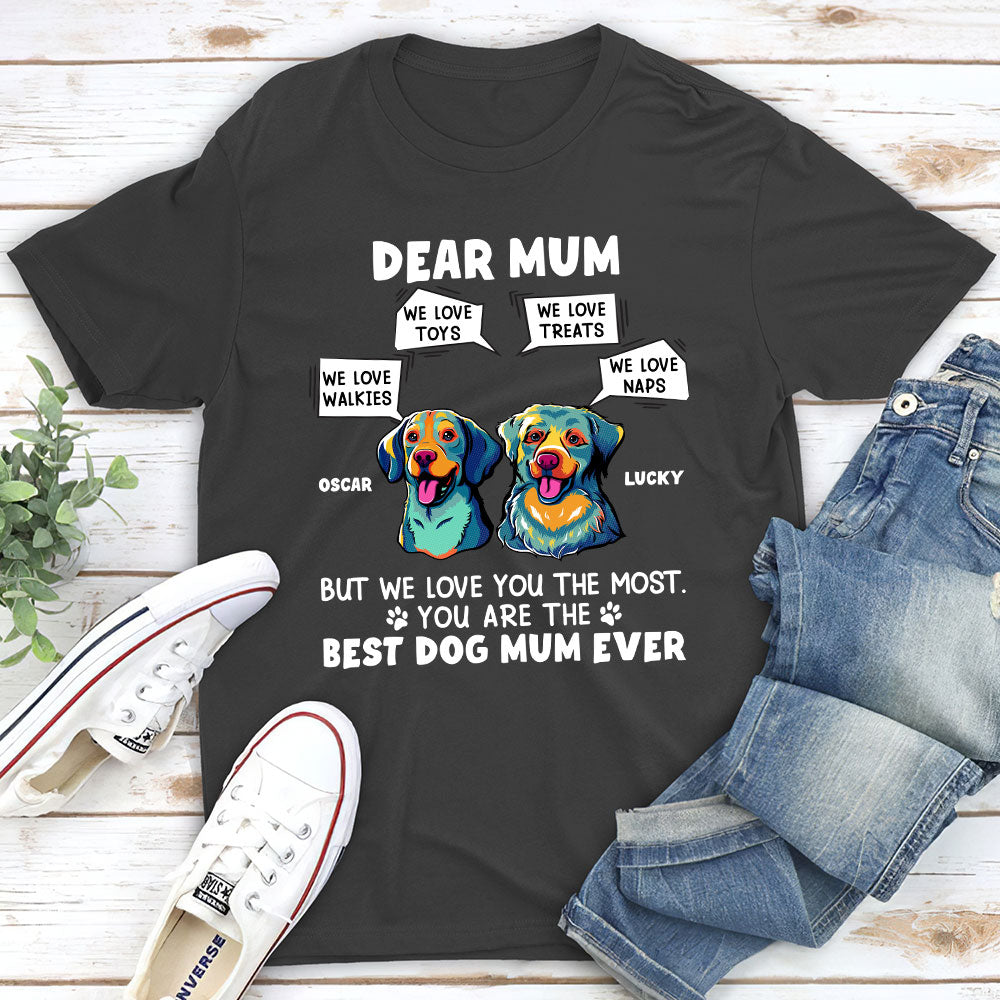 Treats And Naps - Personalized Custom Unisex 5.3 oz T-shirt for Pet Lovers