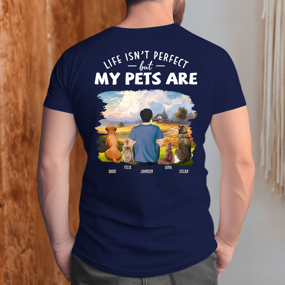 Perfect Personalized Custom Unisex Dog Cat T-shirt - Ideal Gift for Pet Lovers