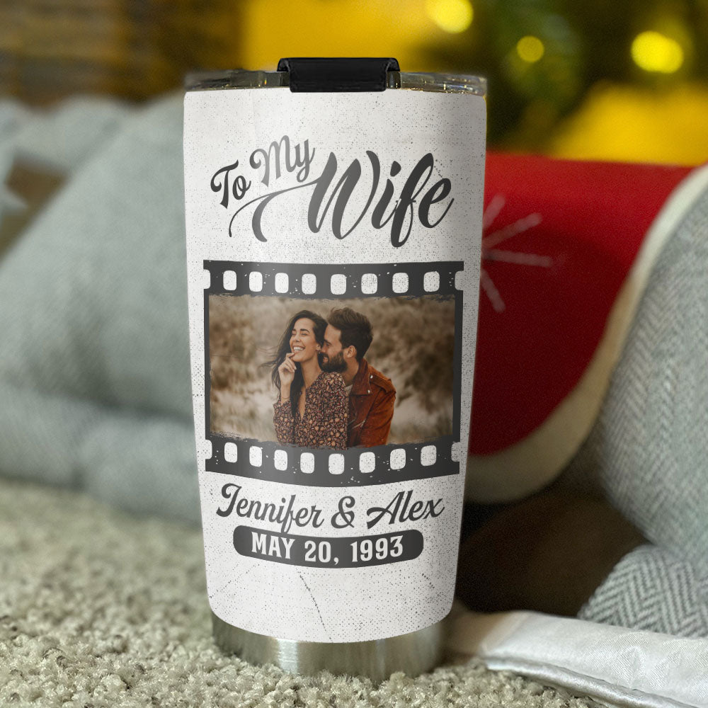 The Day I Met You - Personalized 20oz Custom Tumbler with Thousands of Cool Designs