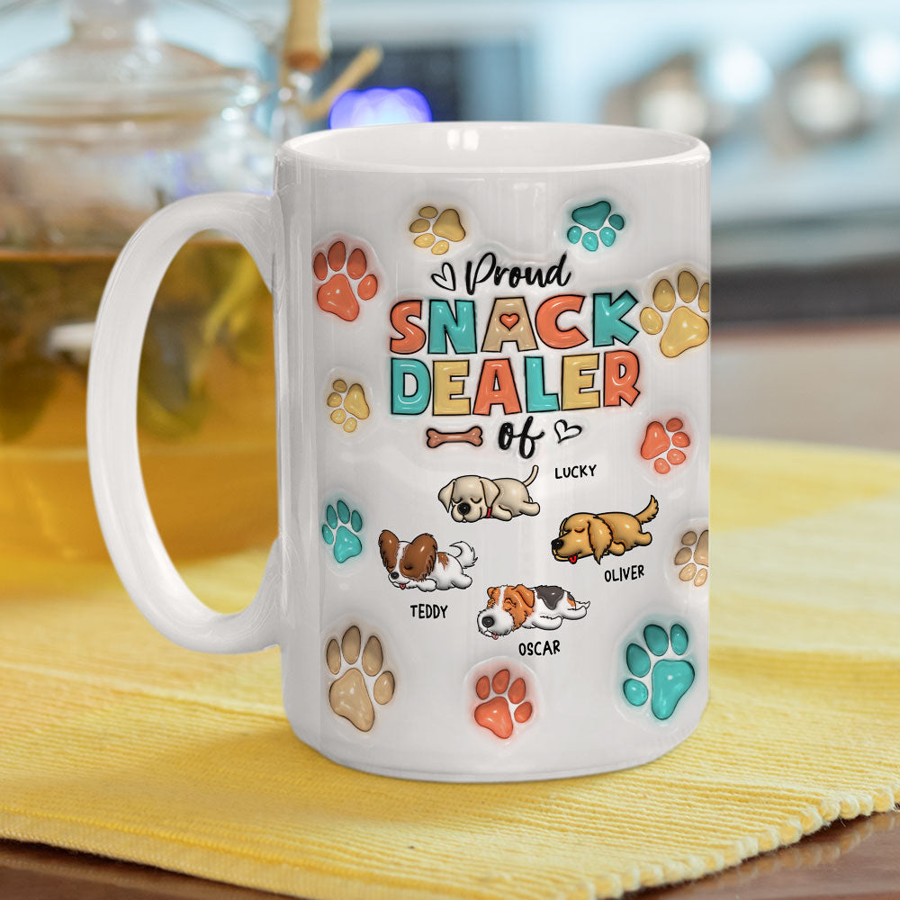 Personalized Custom 3D Inflated Effect Ceramic Mug - Ideal for All Beverages