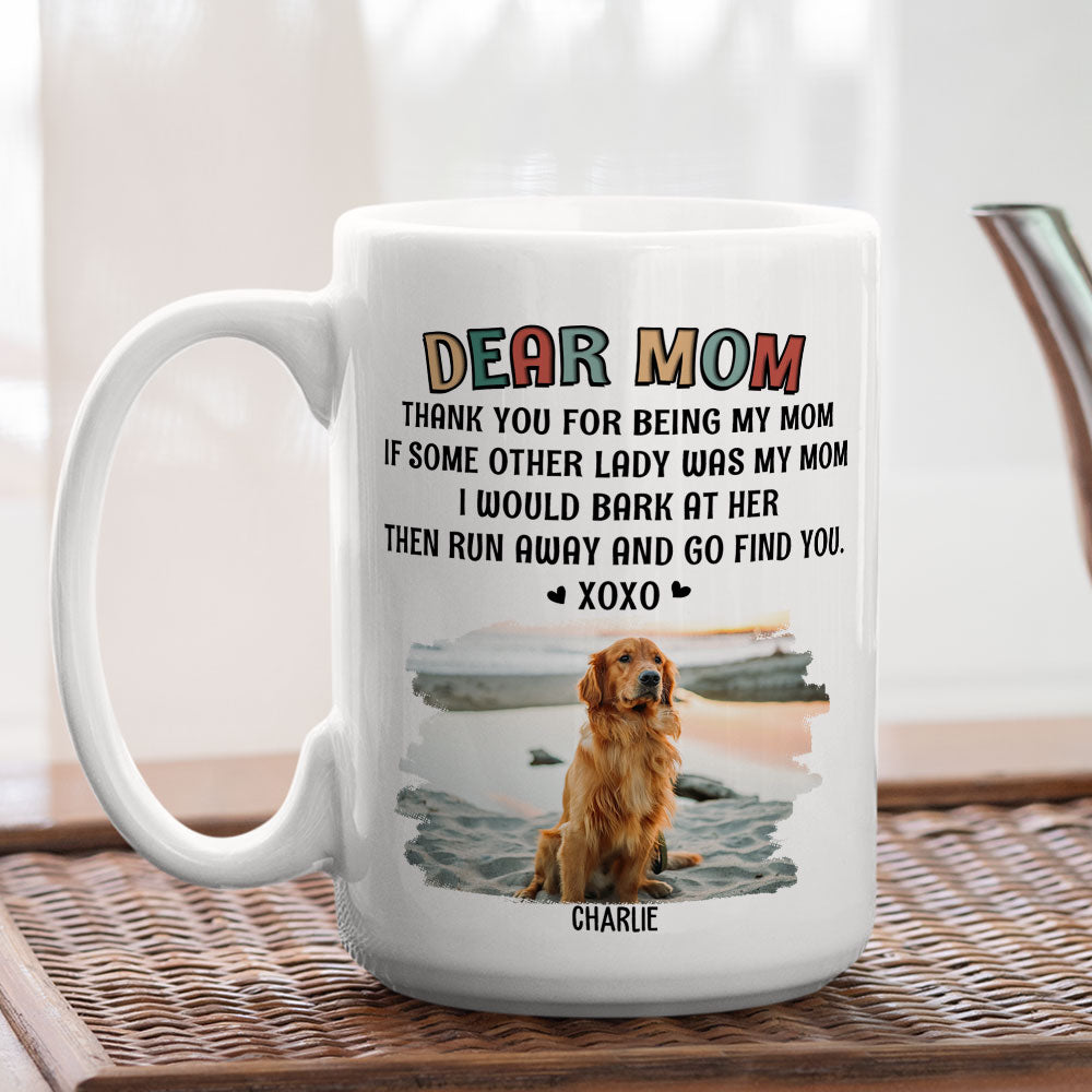 Dear Dad XOXO - Customizable Personalized Coffee Mug for Pet Lovers