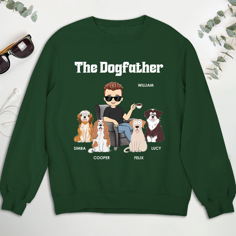 The Dog Parents - Customizable Personalized Unisex 8.0 oz Sweatshirt for Pet Lovers