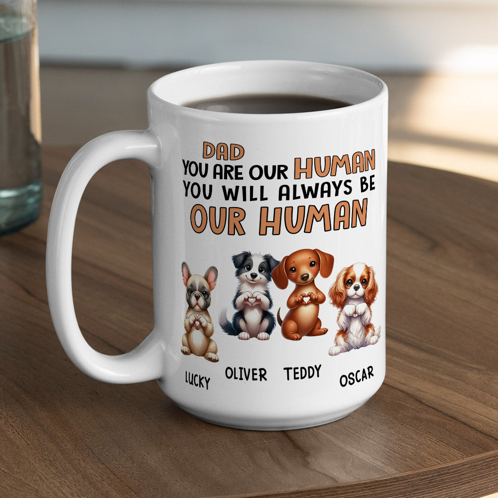 Mom You Are Our Hero - Personalized Custom Ceramic Coffee Mug for Pet Lovers