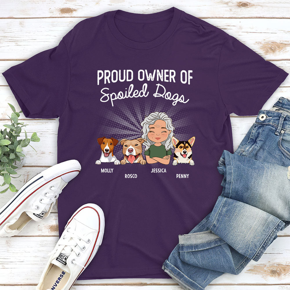Proud Owner - Personalized Custom Unisex 5.3 oz T-shirt for Pet Lovers