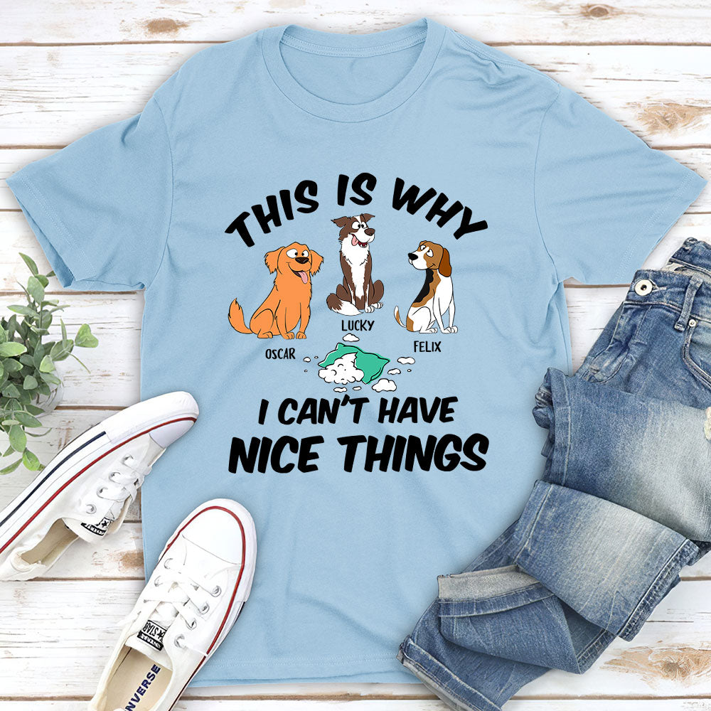 This Is Why - Personalized Custom Unisex T-shirt for Pet Lovers