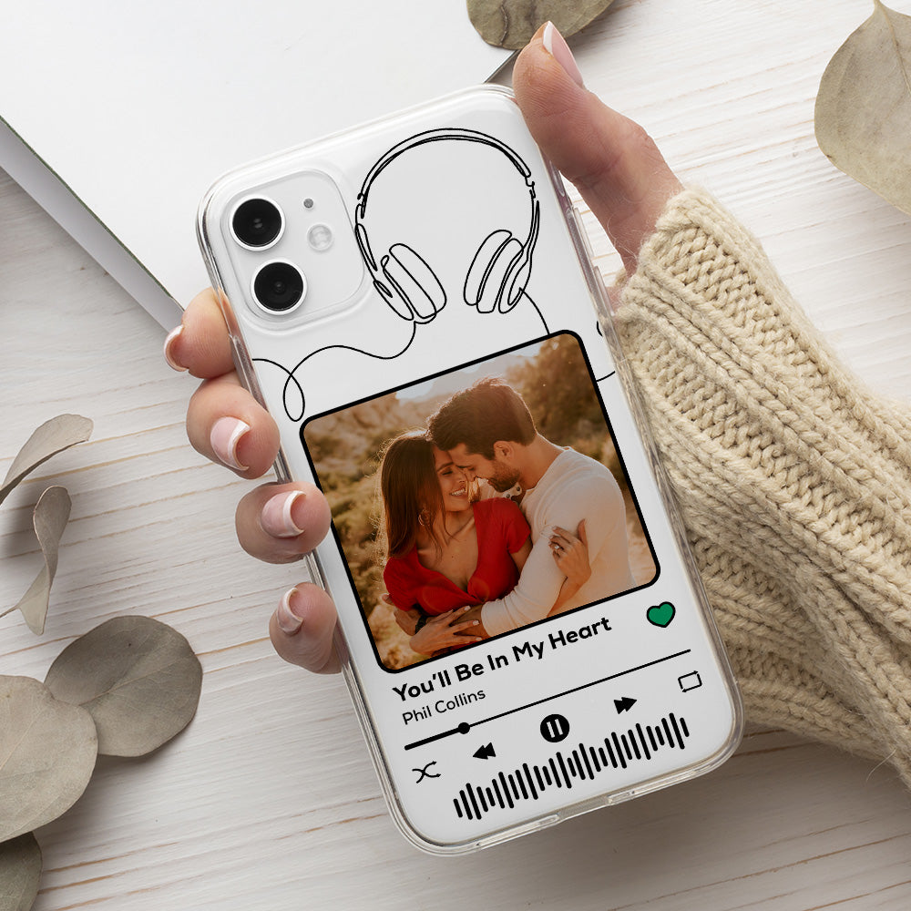 Personalized Music Player Custom Pet Phone Case - Ideal for Canine and Feline Lovers