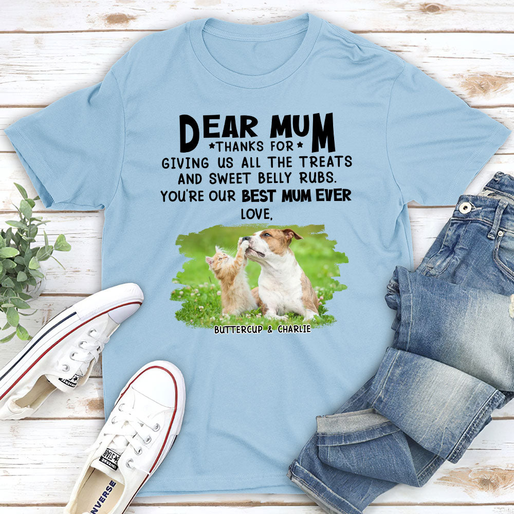 All The Treats 3 - Personalized Custom Unisex 5.3 oz T-shirt for Pet Lovers