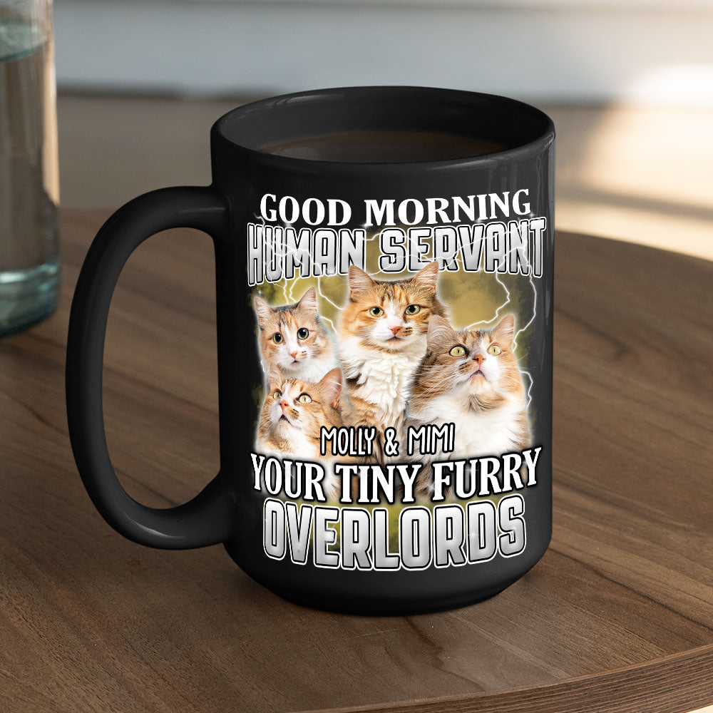 Stunning Gradient Tiny Overlords Personalized Custom Ceramic Coffee Mug - 11oz & 15oz Sizes
