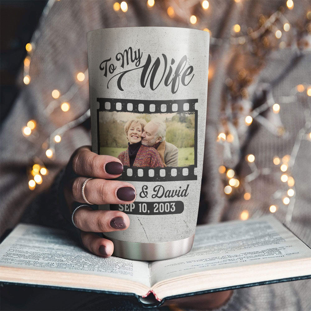 The Day I Met You - Personalized 20oz Custom Tumbler with Thousands of Cool Designs