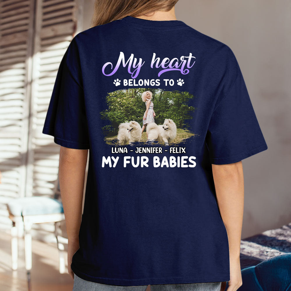 Personalized Custom Unisex T-shirt - Show Your Love for My Fur Babies with a Photo