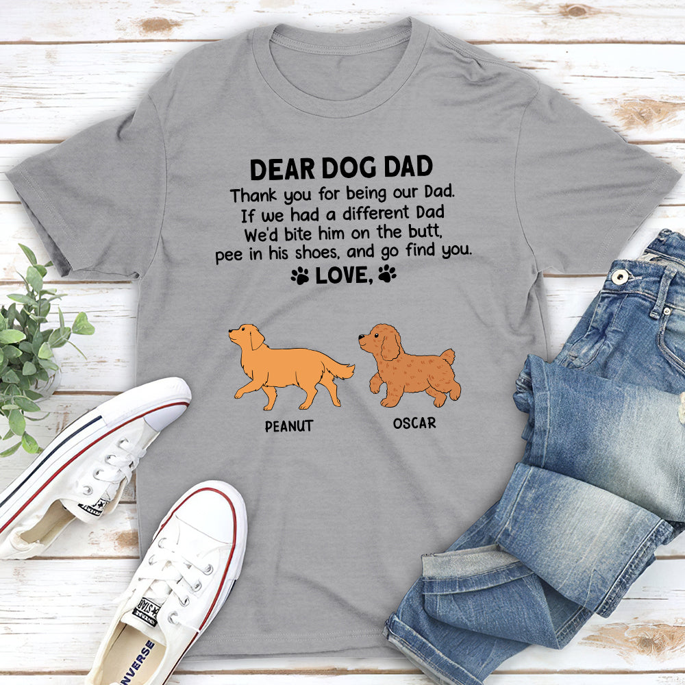 Thank You My Mom - Personalized Custom Unisex 5.3 oz Heavy Cotton T-shirt for Pet Lovers