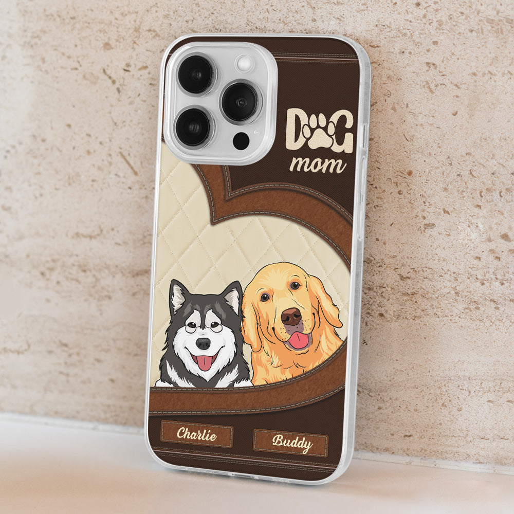 Adorable Peeking Dogs - Customizable Personalized Phone Case for Fashion - Forward Users