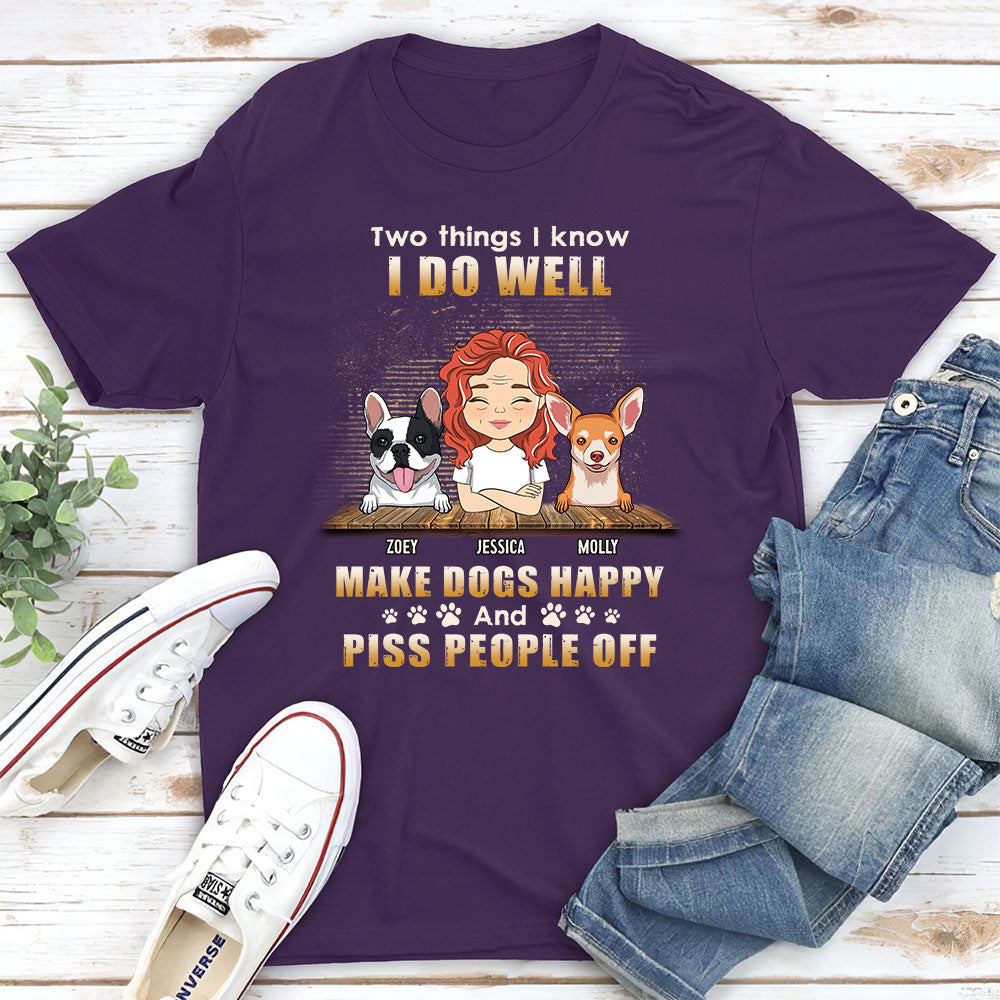 I Do Well - Personalized Custom Unisex 5.3 oz T-shirt for Pet Lovers
