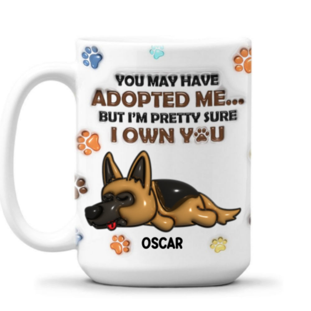 We Sure We Own You Version 2 - Exclusive Personalized Custom 3D Inflated Effect 11oz Ceramic Mug