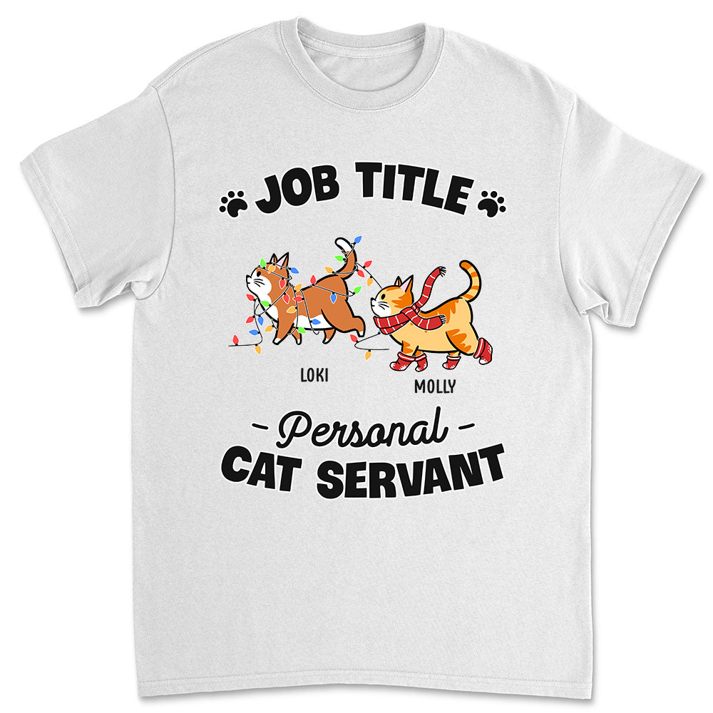 Personal Servant - Personalized Custom Unisex 5.3 oz T-shirt for Pet Lovers