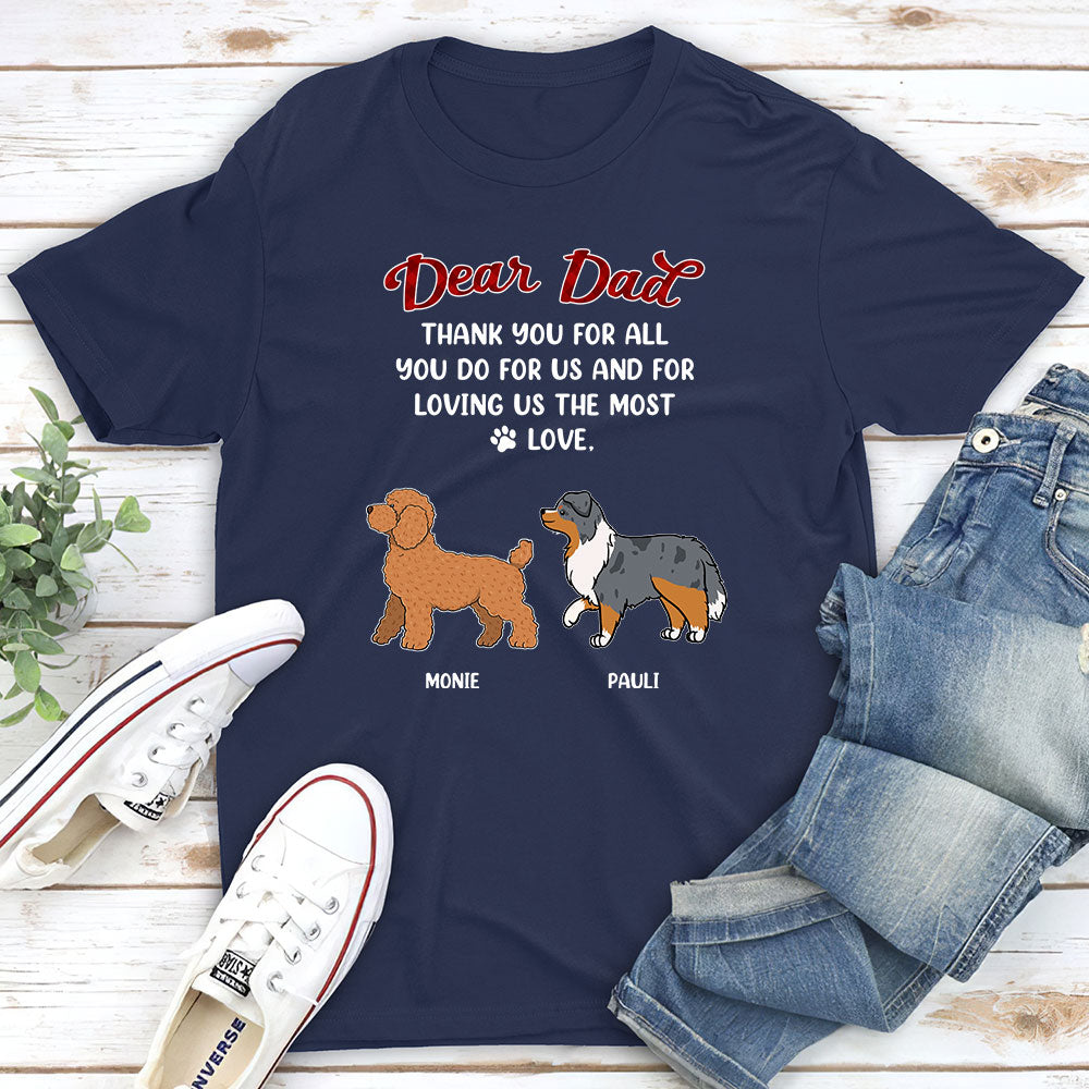 Loving Us - Personalized Custom Unisex 5.3 oz T-shirt for Pet Lovers