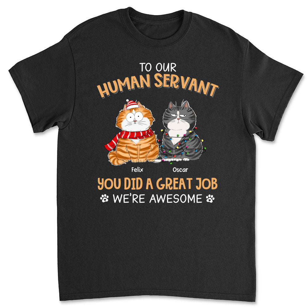 Great Job Dad Mom - Personalized Custom Unisex Heavy Cotton T-shirt for Pet Lovers