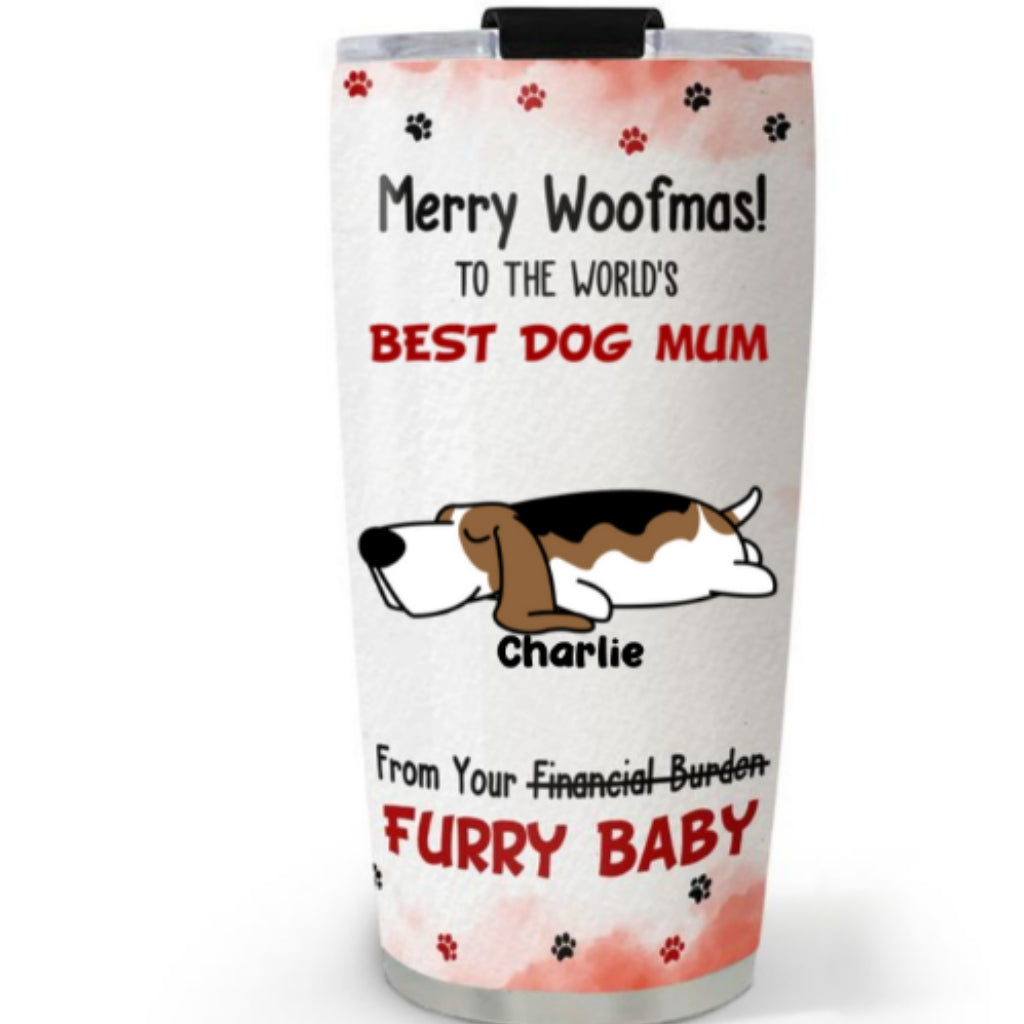 Personalized Custom Financial Burden Tumbler - 20oz High - Quality Stainless Steel with Thousands of Designs