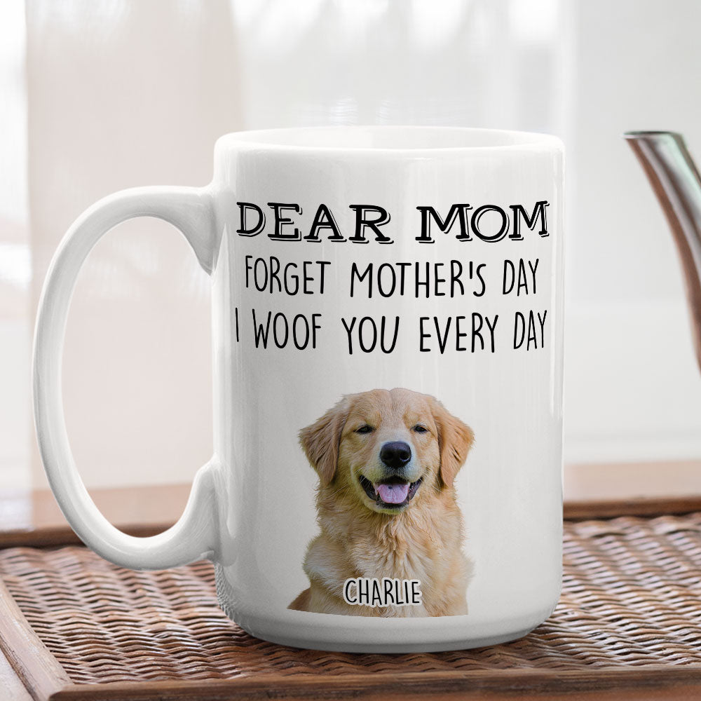 We Woof You Mom Dad - Unique Personalized Custom Coffee Mug for Pet Lovers