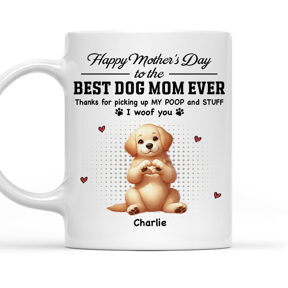 Thanks For Picking My Poop - Exclusive Personalized Custom Coffee Mug for Pet Lovers