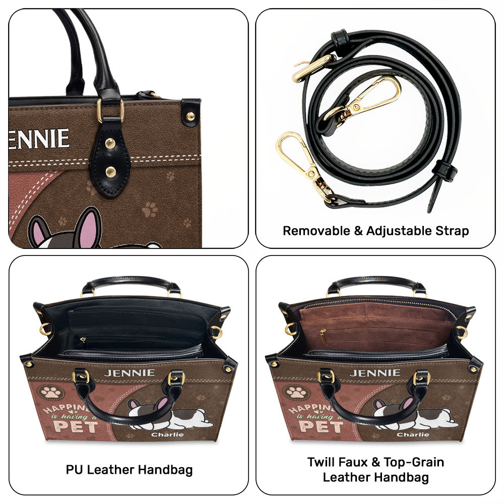 Personalized Custom Leather Bag for Pet Lovers