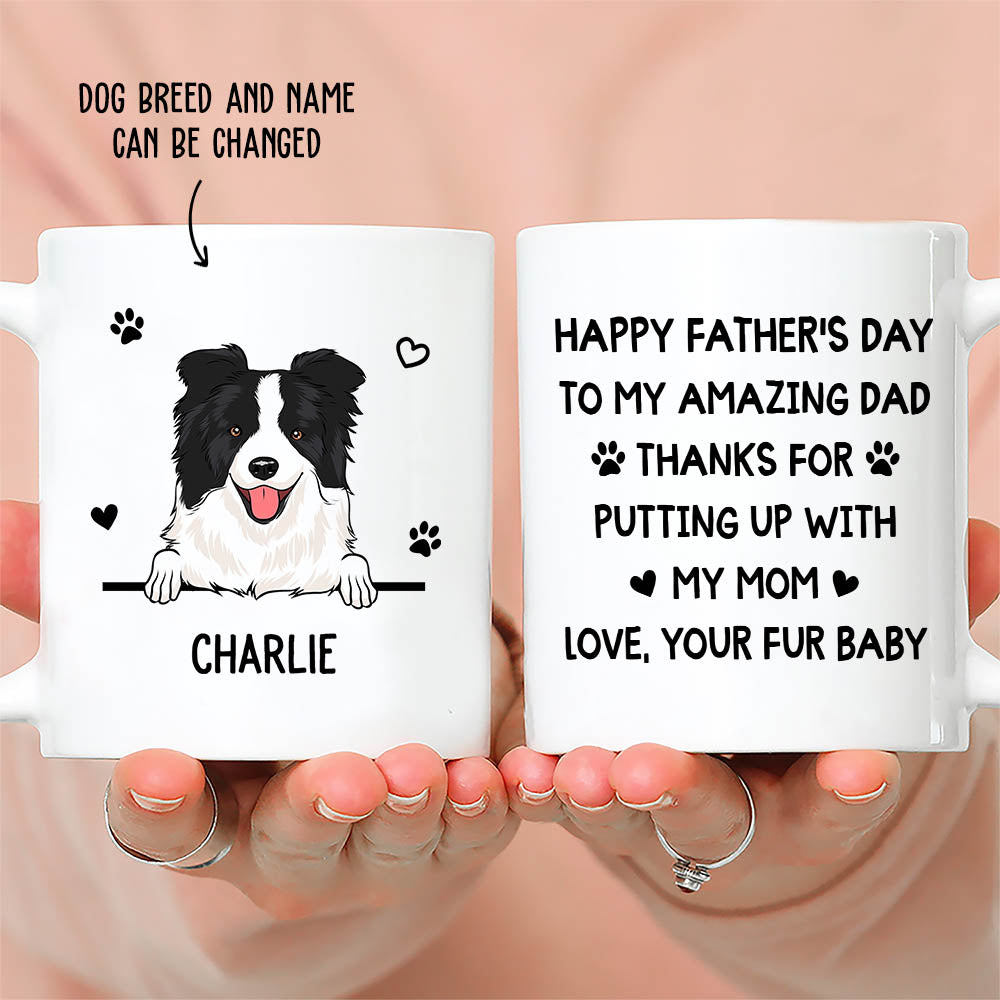 Personalized Custom Coffee Mug for Your Fur Baby - Ideal Gift for Pet Lovers