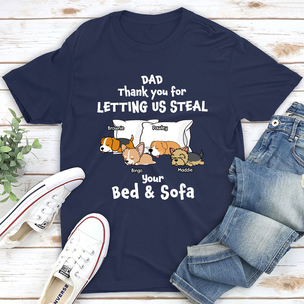 Let Me Steal - Personalized Custom Unisex 5.3 oz T-shirt for Pet Lovers