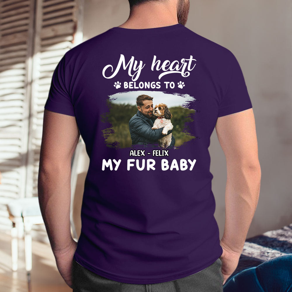 Personalized Custom Unisex T-shirt - Show Your Love for My Fur Babies with a Photo