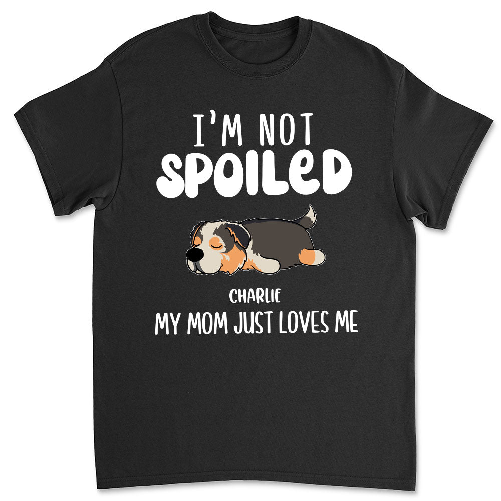 She Just Loves Me - Personalized Custom Unisex Heavy Cotton T-shirt for Pet Lovers